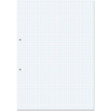 RHINO A4 Loose Leaf Squared Paper, 500 Sheets / 1000 Page, 5mm Squared Paper, Hole Punched, School & Office Stationery Supplies