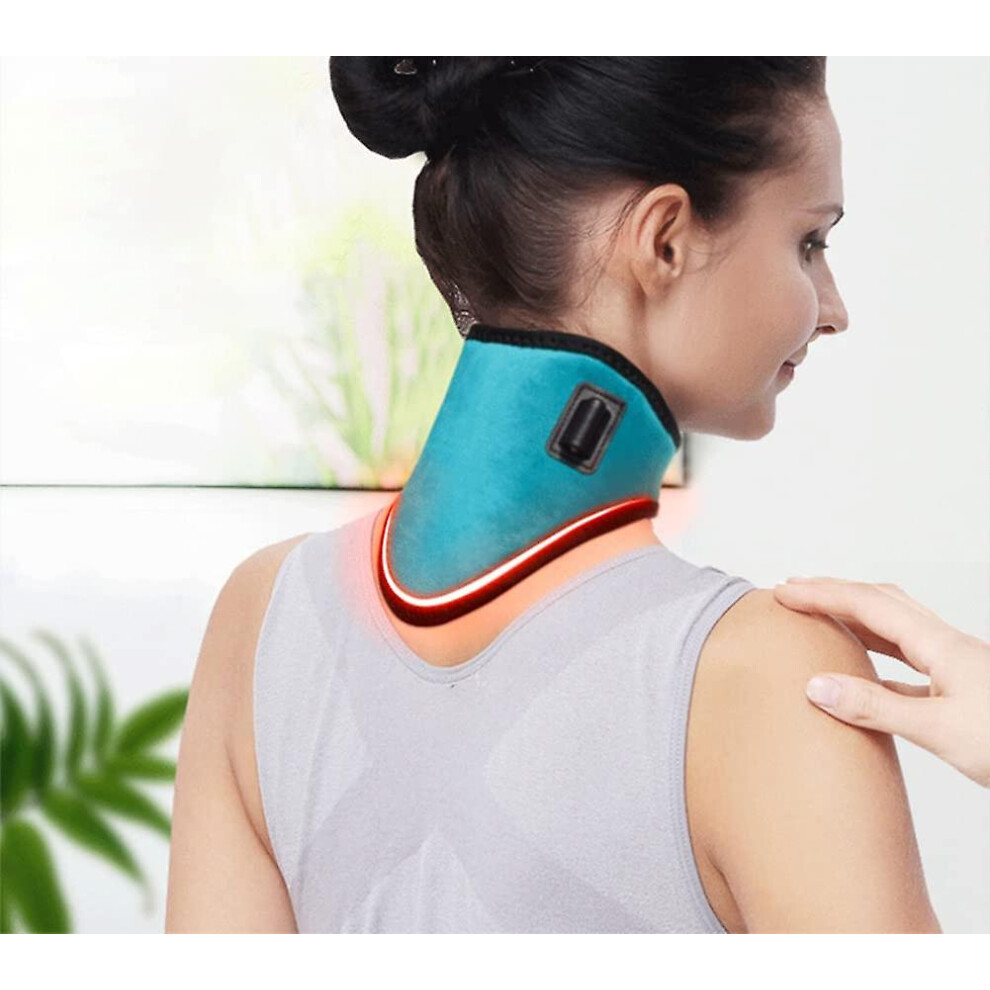 Electric Heating Neck Brace Cervical Vertebra Fatigue Therapy Reliever Neck Pain Relieve Strap