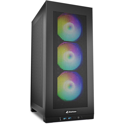 Sharkoon REBEL C20 ITX RGB PC Case