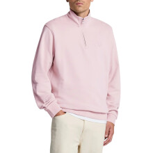 (Pink Salt, S) Lyle & Scott Mens Jumper High Neck Sweatshirt Top