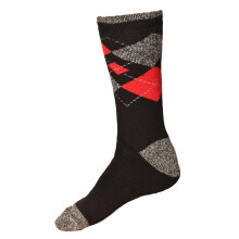 (1 Pair - Black - 406C) Mens Thermal Insulated ExtraThick FleeceHeatSocks