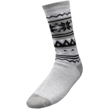 (1 Pair - Grey - 406B) Mens Thermal Insulated ExtraThick FleeceHeatSocks