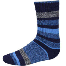 (1 Pair - Navy - 406A) Mens Thermal Insulated ExtraThick FleeceHeatSocks