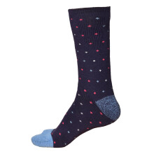 (1 Pair - Navy - 406D) Mens Thermal Insulated ExtraThick FleeceHeatSocks