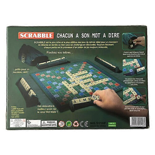 (French version) Scrabble Game  Children Board Toys Game 1