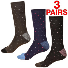 (3 Pairs  - 406D) Mens Thermal Insulated ExtraThick FleeceHeatSocks