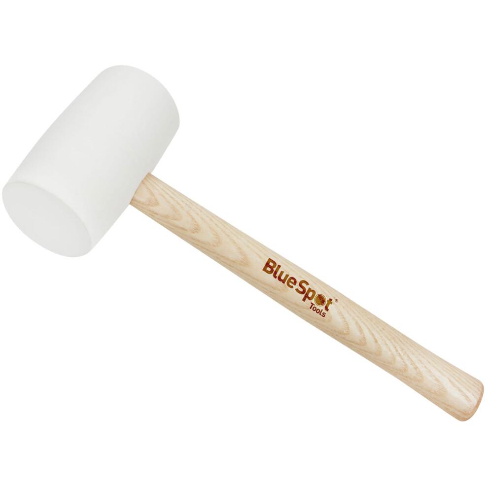 BlueSpot Tools 26530 White Rubber Mallet 454g (16oz)-image-OPC-PFVX7XP-NEW