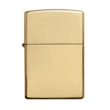 Zippo Lighter Classic High Polish Brass Windproof Flame Refillable Fuel Flip Top