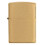 Zippo Zippo Lighter High Brushed Brass Armor Windproof Flame Flip Top Refillable Fuel 1