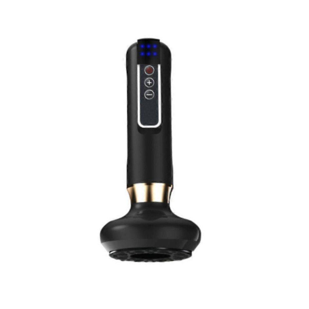 (6-speed plug-in, black) Handheld Cellulite Massager, Body Sculpting Machine, Rechargeable & Cordless