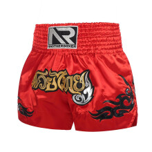 (XS, Red) Boxing Shorts Anti-friction High Shorts for Boys