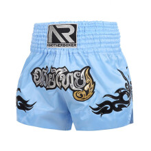 (S, Ice blue) Boxing Shorts Anti-friction High Shorts for Boys