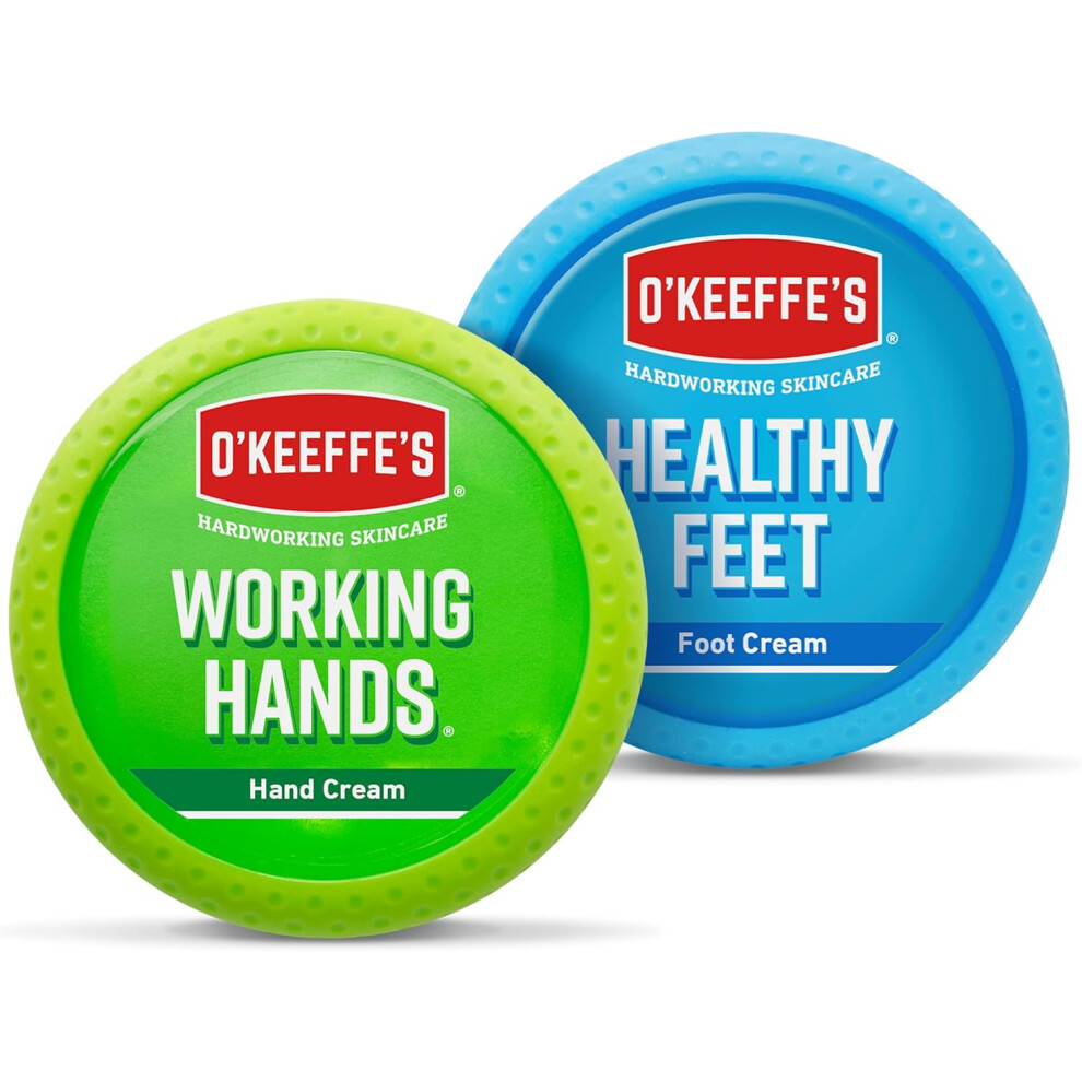O'Keeffe's Working Hands 96g & Healthy Feet 91g (Twin Pack)