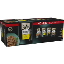 Poultry Collection in Gravy 40 Pouches, Adult Wet Cat Food (40 x 85 g)