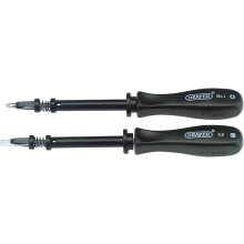 Draper Expert 2 -Piece Screw Holding Mechanics Screwdriver Set | Ideal Impact Resistant Plastic Grip | Hand Tools Set