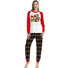 (M, Mom) 3-9 Years Christmas The Grinch Family Matching Pyjamas Pajamas Set Top Pants Outfit Sleepwear Nightwear