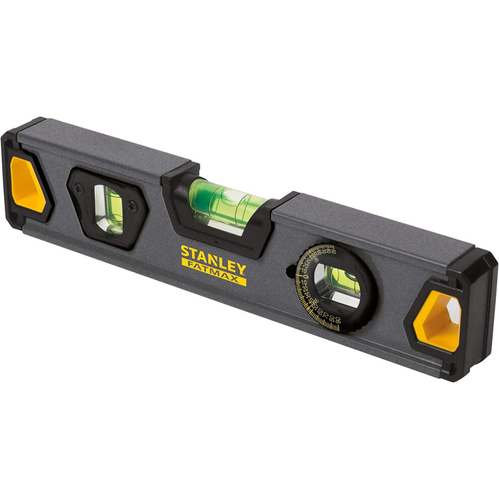 Stanley XTHT0-42495 "Torpedo Pro" Aluminium Spirit Level, Black, 23 cm