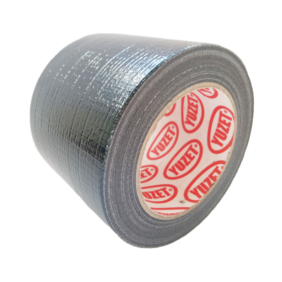 12 Rolls 96mm x 50m Black Yuzet Premium Gaffer Tape Cloth Gaffa Duck Duct Waterproof