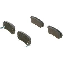 Bosch BP1051 - Brake Pads Car Rear Axle - Bosch Quality - Reduced Noise and Dust - ECE-R90 Certified - Copper-Free - 1 Set of 4 pads