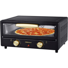 Belaco Multi-Purpose 1200W Mini Oven Pizza Oven All in One 12inch Pizza Maker Toaster Oven Tabletop Cooking Baking Grilling Heating