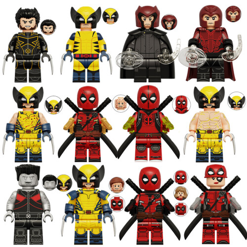 (12pcs) 12PCS  Marvel Superheroes Minifigures Toys Fit Lego