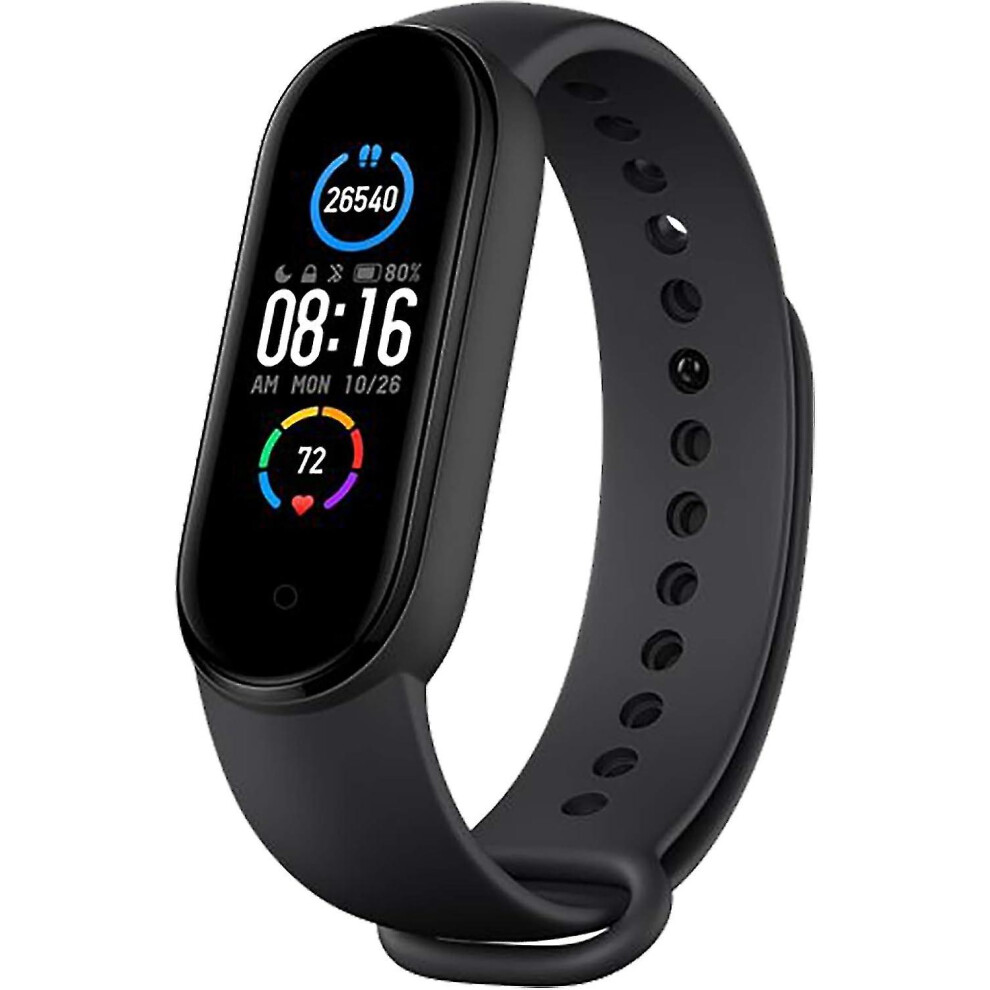 Xiaomi Mi Smart Band 5 Black Sports Activity Tracker Health Monitoring 11 Exercise Modes 1 Day Of Battery Life,-image-OPC-PFVXDSY-NEW
