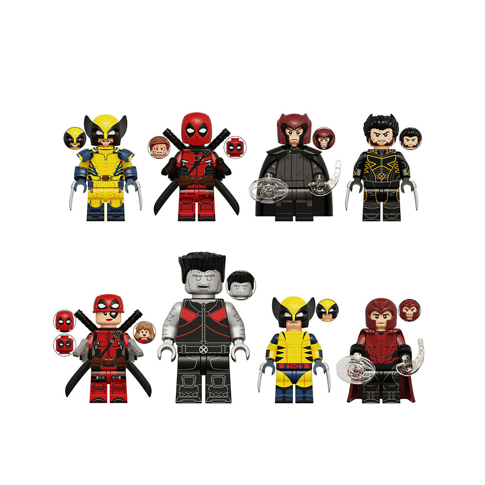 (8pcs) 12PCS Marvel Superheroes Minifigures Toys Fit Lego