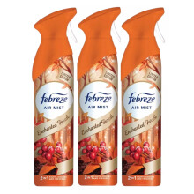 3 X 185 ml Febreze Air Mist Air Freshener Spray - Enchanted Forest