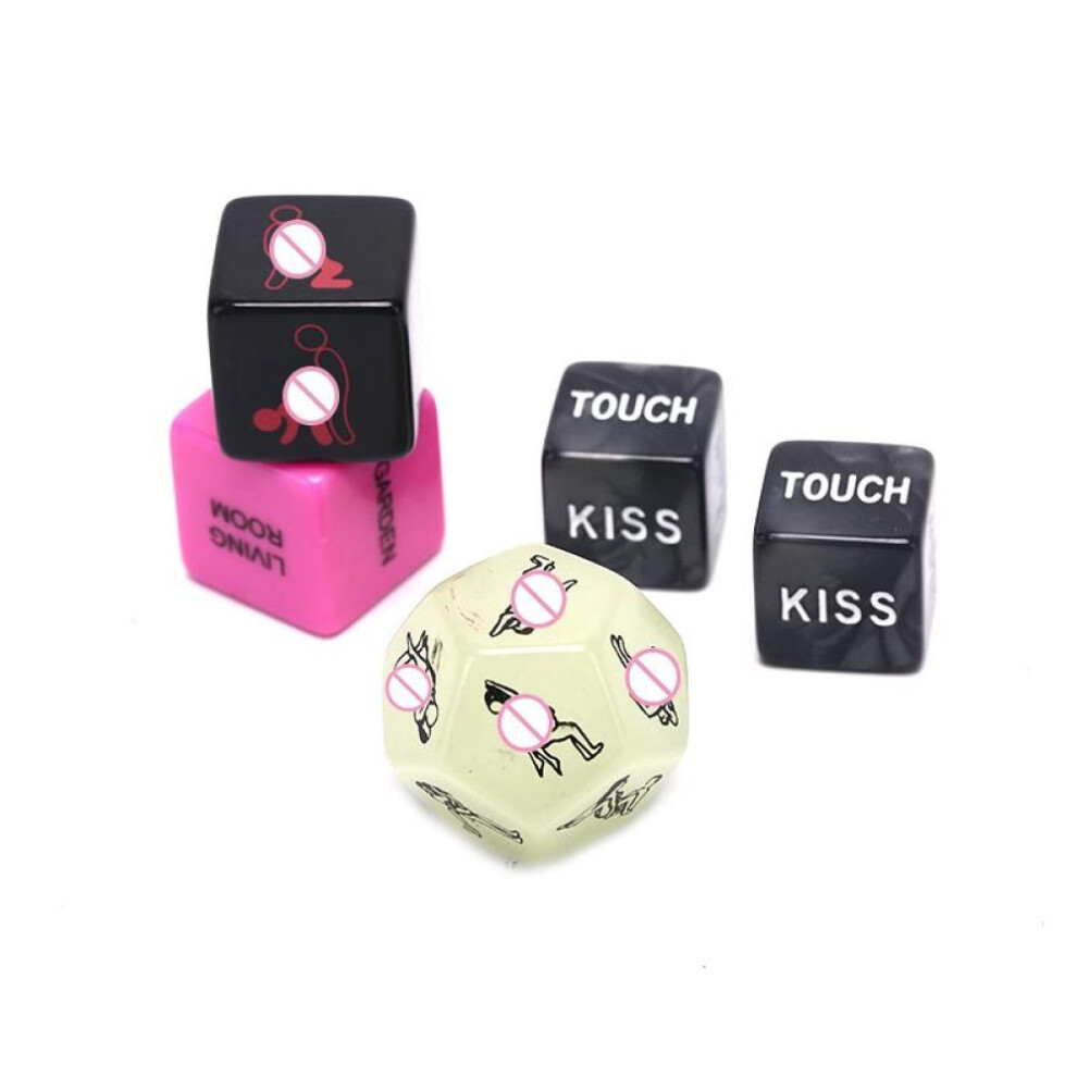 5pcs Sex Dice Fun Adult Love Sexy Posture Couple Lovers Game Toy Gift Dices