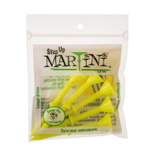 Martini Step-Up Golf-Tees  nahezu unzerbrechlich  Gelb 3,25 Zoll