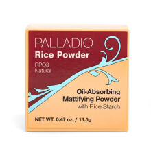 Palladio Rispulver, Naturlig, Löst Fixeringspulver, Absorberar Olja, Ger Ett Slätt Ansikte, Hjälper Makeup Att Hålla Längre