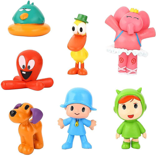 7pcs Pocoyo Action Figures Pocoyo Zinkia Mini Figures Toys Set Ideal 7pcs-pocoyo-action-figures-pocoyo-zinkia-mini-figures-toys-set-ideal