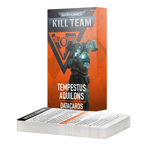 Warhammer Games Workshop Warhammer 40k Kill Team Datacards: Tempestus Aquilons 103-84 - Tabletop Miniatures Wargame