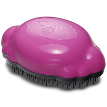 Knot Genie Teeny demelant la brosse a cheveux pour les enfants (Fairy Pink) | Perfect Detangling Brush pour les cheveux boucles separes doucement