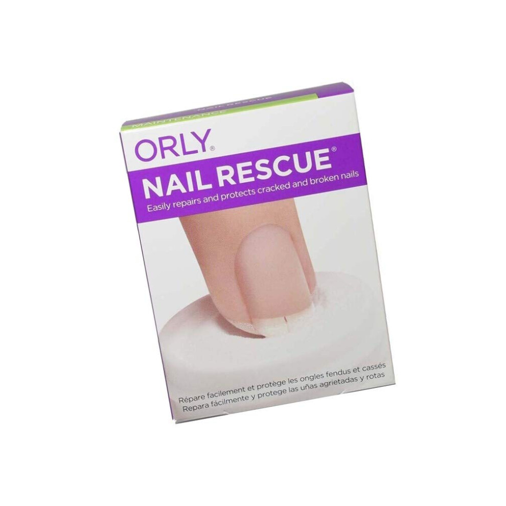 Treatment - NAIL REScUE KIT Repair & Protect cracked & Broken Nails Brush-on Nail glue 017oz + Nail Repaid Powder 015oz]