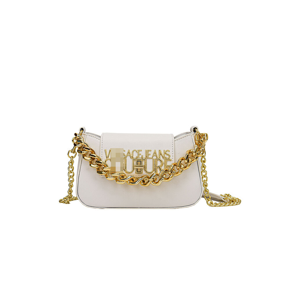 (White) Underarm Bag Versatile Chain Crossbody Bag