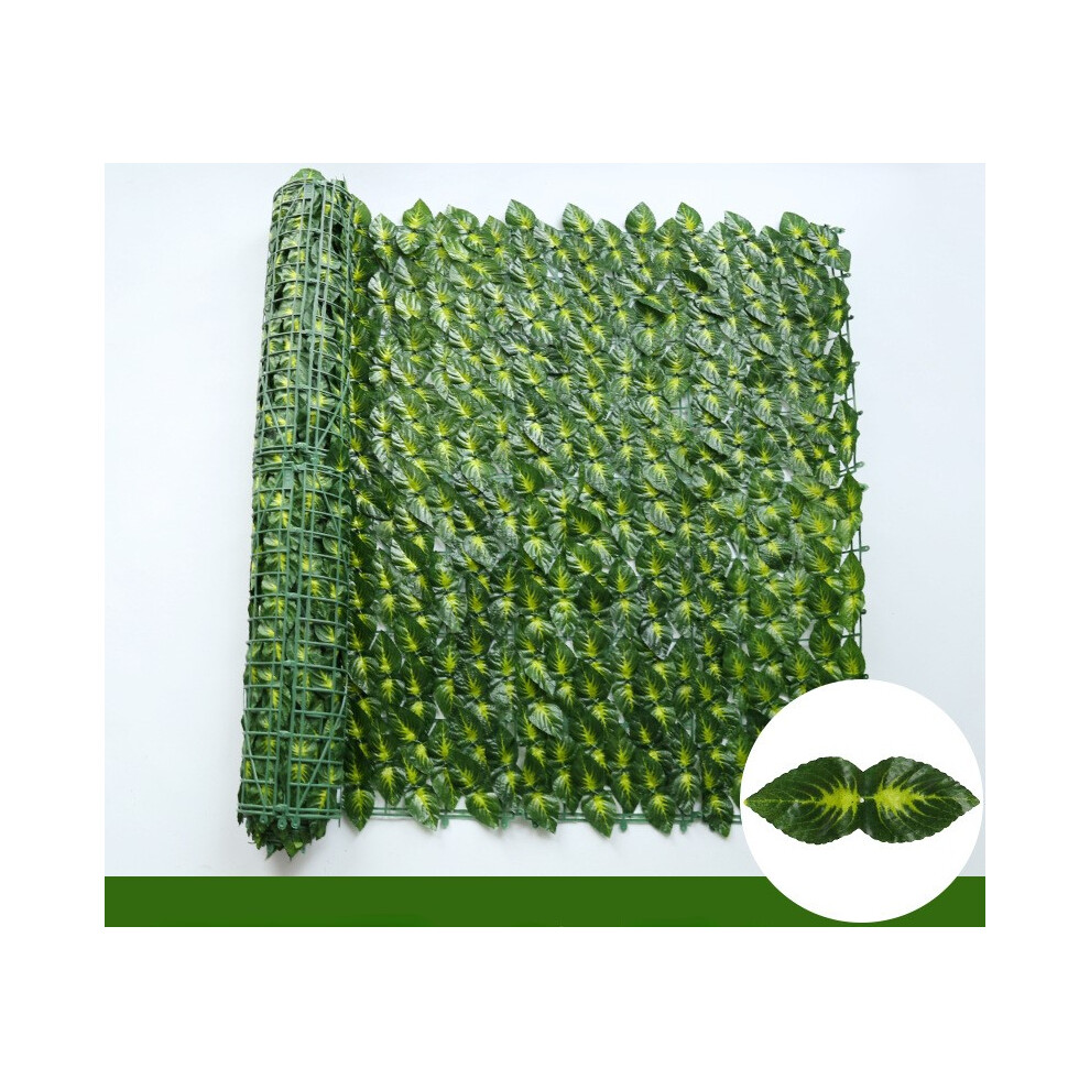 Photos - Garden & Outdoor Decoration  1/3M Artificial Ivy Hedge Fence Panels Green Faux Ivy Leaf Privacy Fence Screen for Outdoor Home G(green perilla, 50X300CM)
