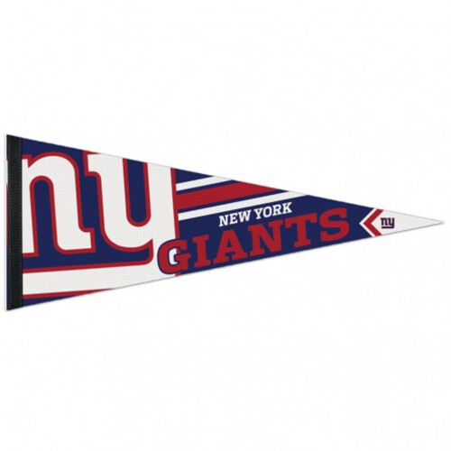 New York Giants Pennant 12x30 Estilo premium