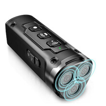 Pet Dog Repeller Ultrasonic Dog Training Device Rechargeable Anti Dog Bark Deterrent Device With Led Flashlight(black)