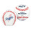 Rawlings MLB Los Angeles Dodgers Teamlogo Honkbal, Wit, 1 1
