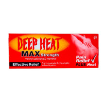 Deep Heat Max Strength |Fast-Acting Pain Relief for Muscle & Joint Discomfort |Soothing Heat Therapy 35g