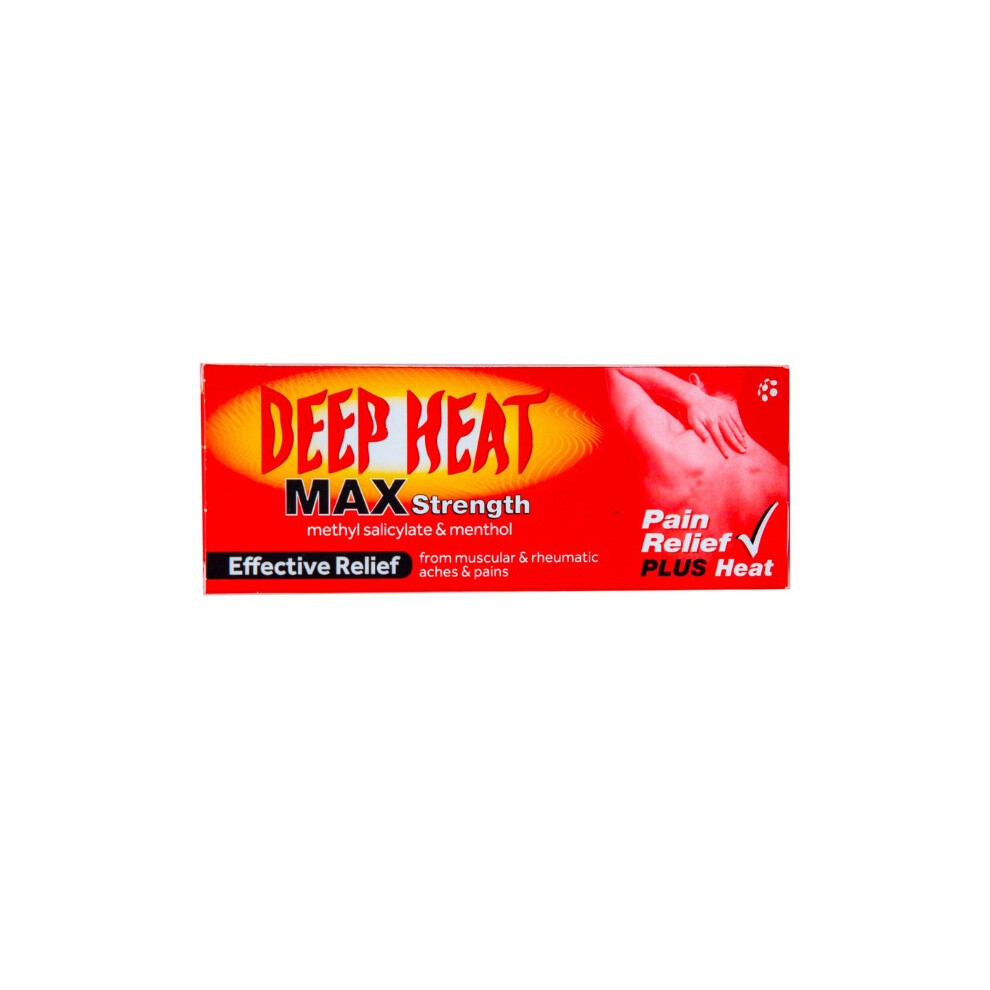 Deep Heat Max Strength |Fast-Acting Pain Relief for Muscle & Joint Discomfort |Soothing Heat Therapy 35g