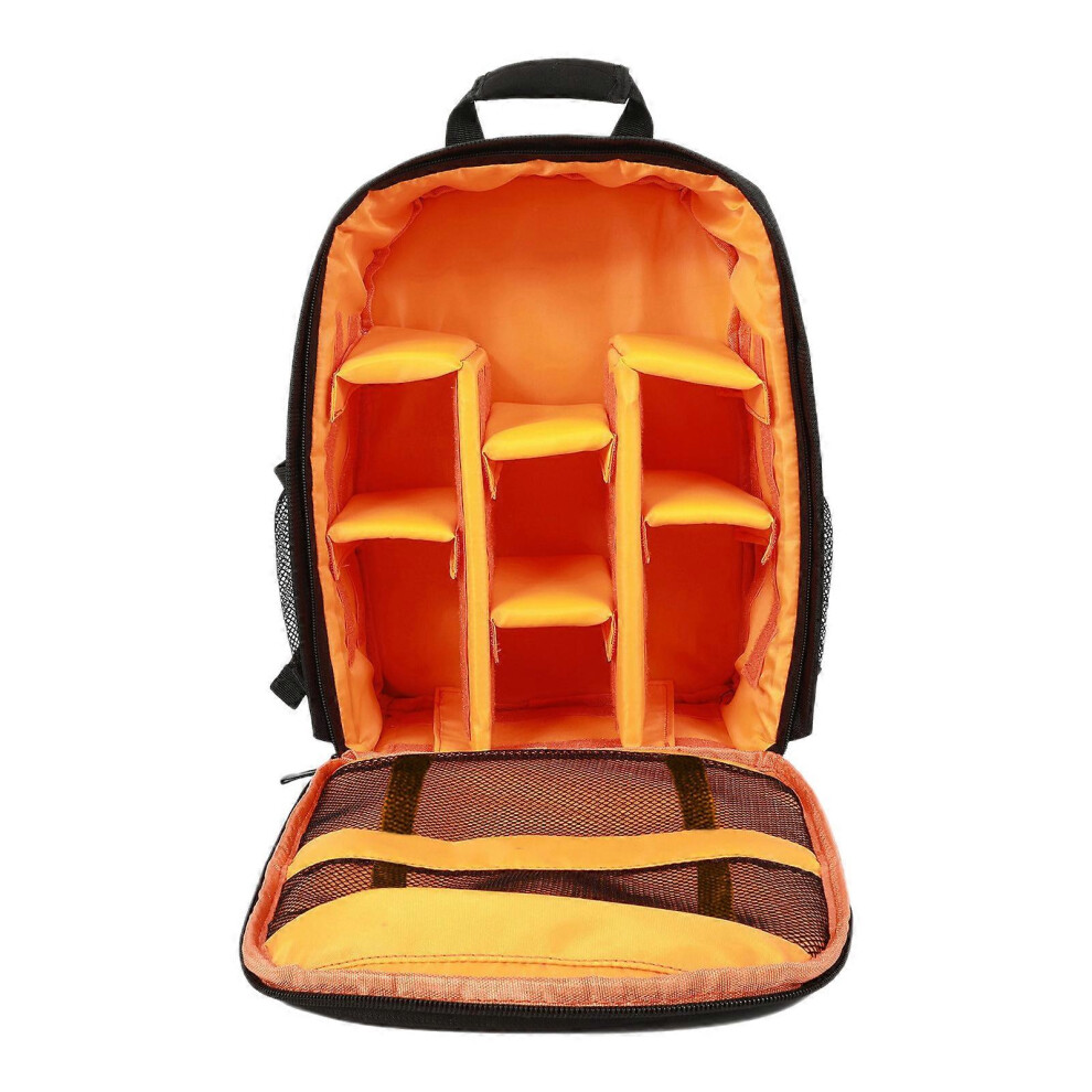 (Orange) Slr Camera Bag Backpack Photography Backpack Outdoor Multifunctional Digital Backpack School Tool Backpack Orange 3247719298152
