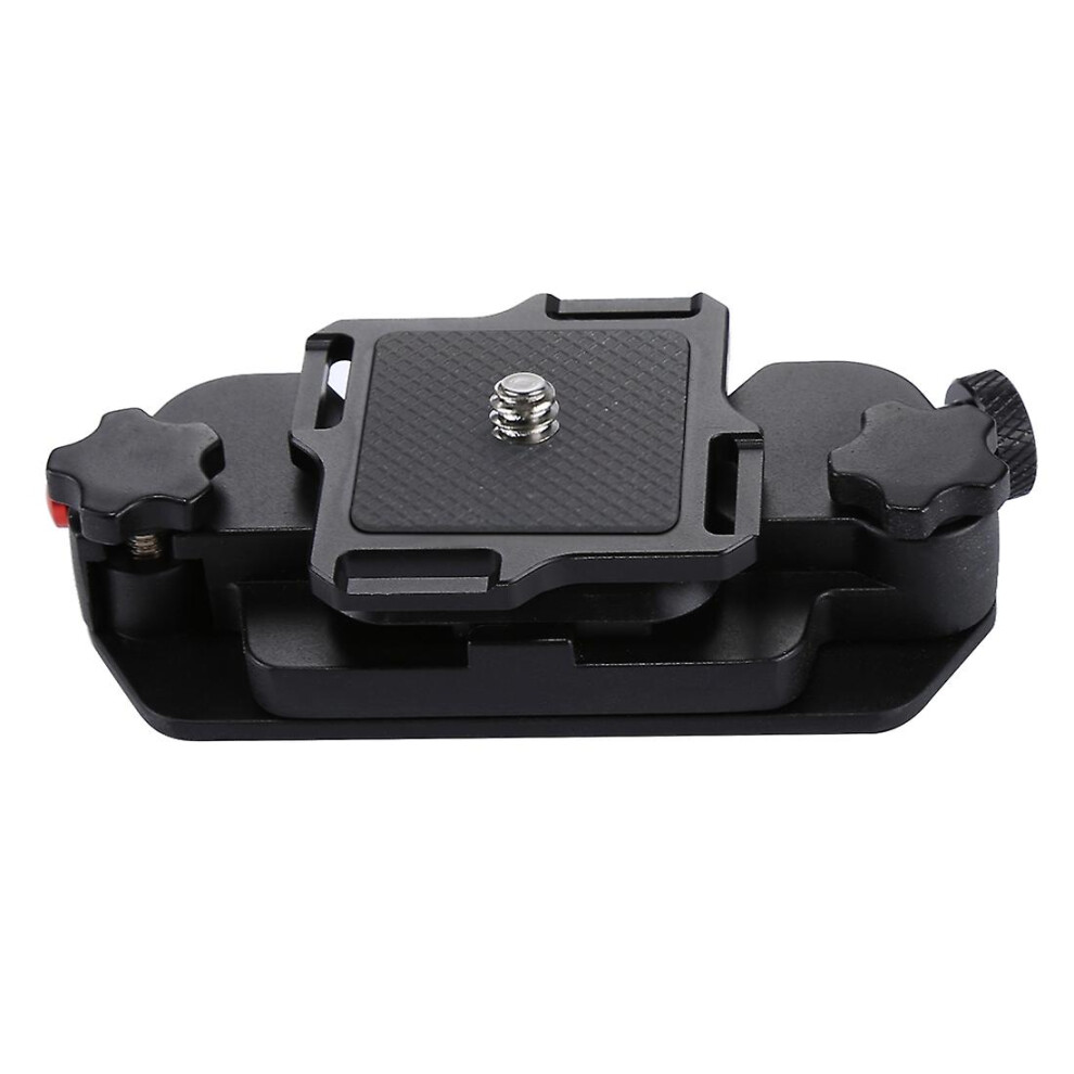 Puluz Capture Camera Clip Aluminum Alloy Quick Release Clip With Plate 8795863176178