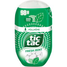 Tic Tac Fresh Mint Sweets, Tic Tacs Sweets for Party Bags, On the Go Refreshment, Bulk Box of 8 x 200 Fresh Mints