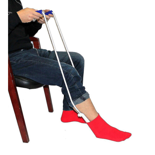 Sock Aid & Stocking Assist | Flexible Contoured Plastic Shell,built-up