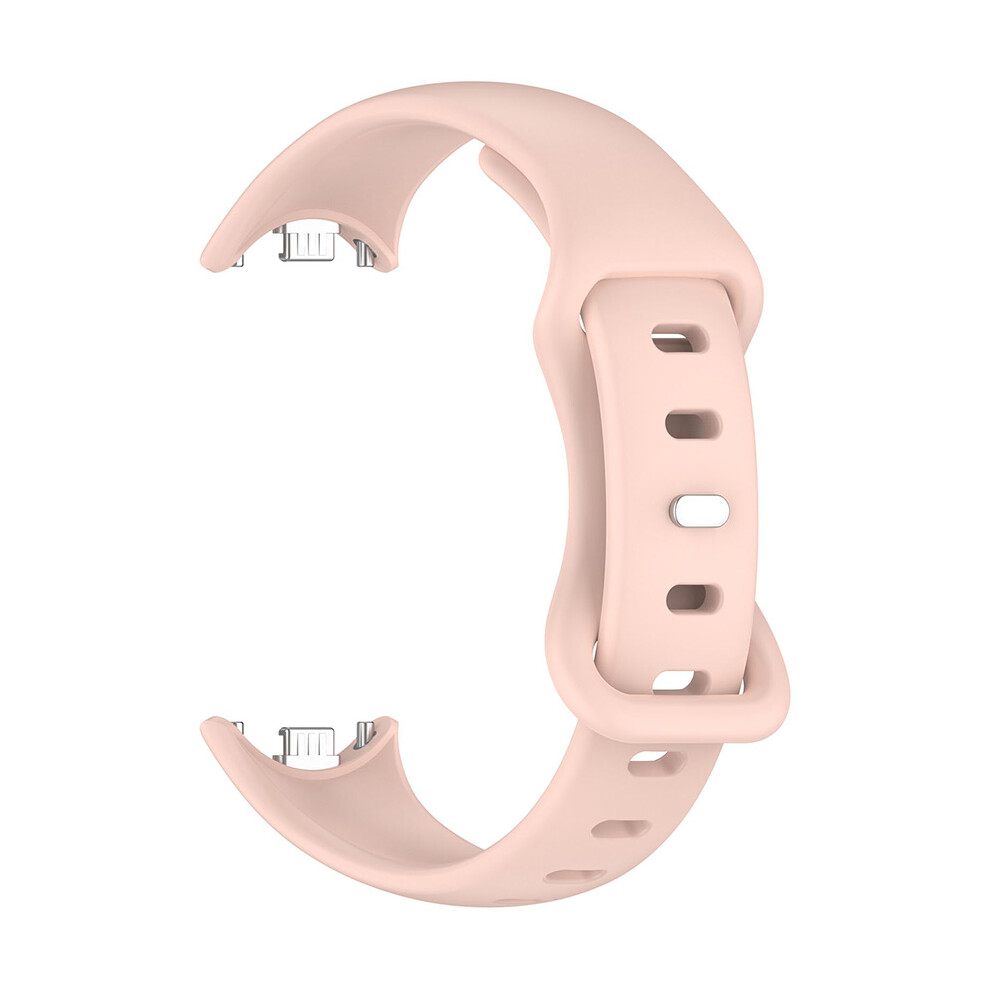 (Sand Pink) Watch Strap Eight-Tailed Reverse Buckle Soft Silicone Watch Band For Xiaomi Band 9/9 Nfc/8/8 Nfc Pink,Not,Specified 735632091460