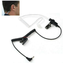 3.5mm Police Listen Only Acoustic Tube Earpiece Headset for Motorola Speaker Mic Aespa