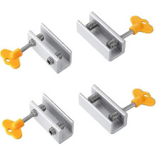 4 Pieces Healwe Sliding Window Lock, Adjustable Child Safety Anti-theft Locks Gift