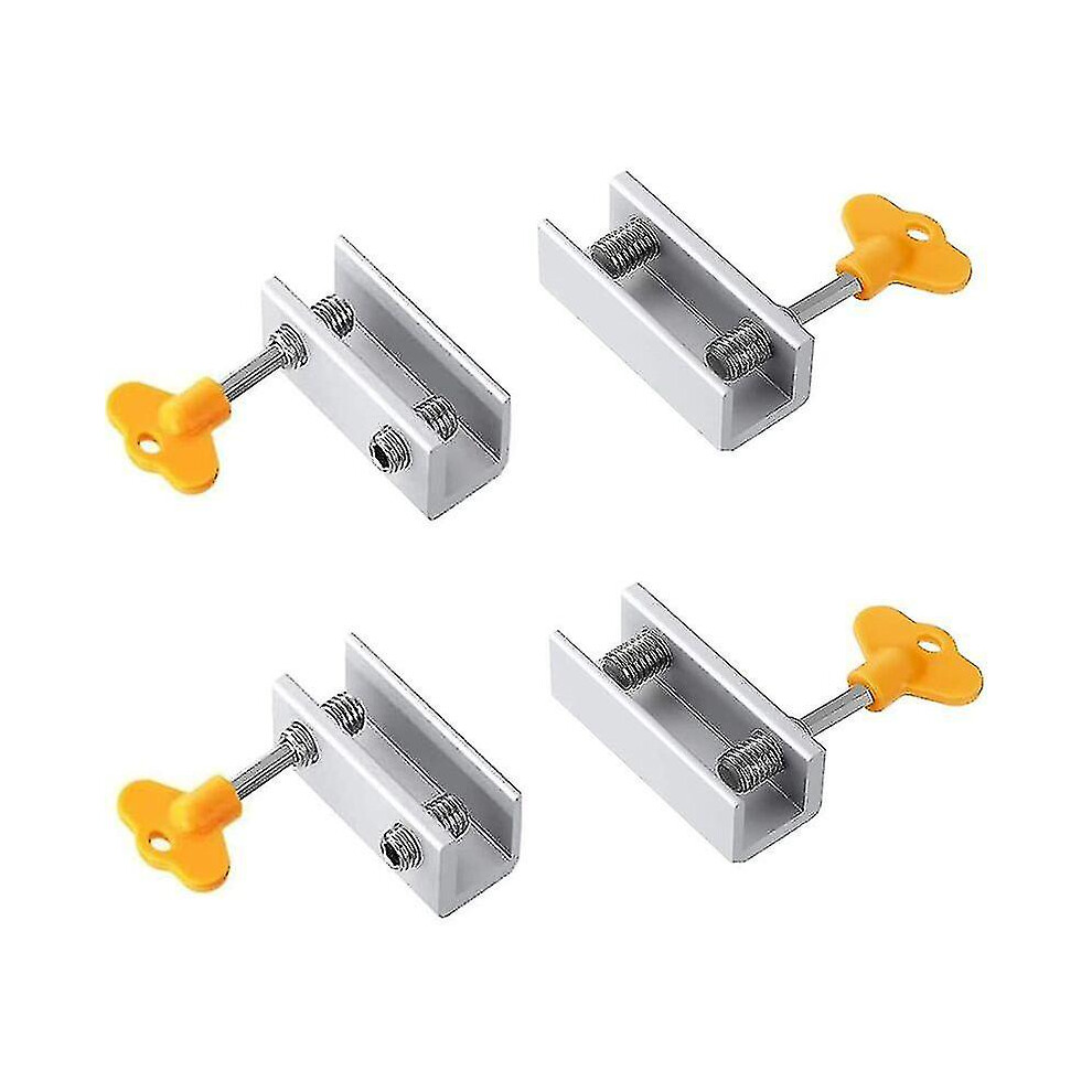 4 Pieces Healwe Sliding Window Lock, Adjustable Child Safety Anti-theft Locks Gift